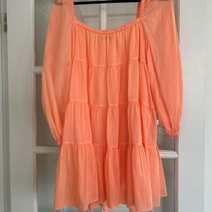Alice and Olivia Orange Dress size M
